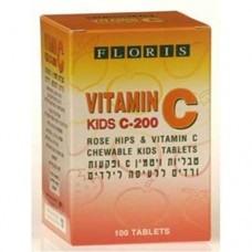 Витамин С жевательный детский 200 мг, Floris Vitamin C Chew Kids 200 Mg 100 tab